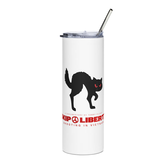 Black Cat Stainless Steel Tumbler